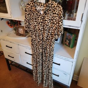 Leopard Print Dress Size Large NWT